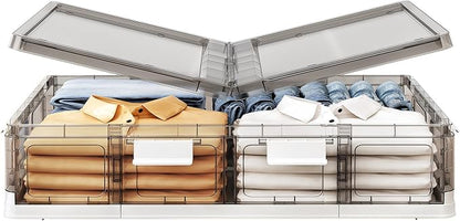 Kitstorack Clear Plastic Under Bed Storage Containers Bins by Kitstorack