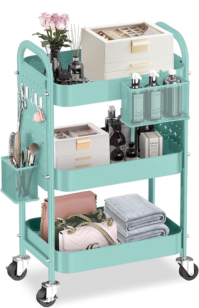 ALVOROG 3 Tier Rolling Cart by ALVOROG