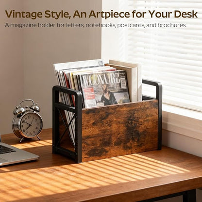 Magazine Holder, Magazine Rack Floor, Magazine Storage Basket, Magazine Rack - Image 2