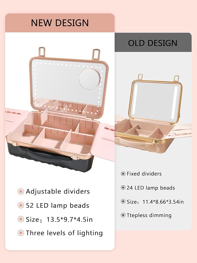 ROWNYEON Travel Makeup Case - Image 3
