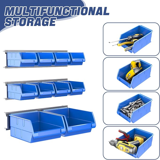WALMANN Wall Mounted Storage Bins - Image 5