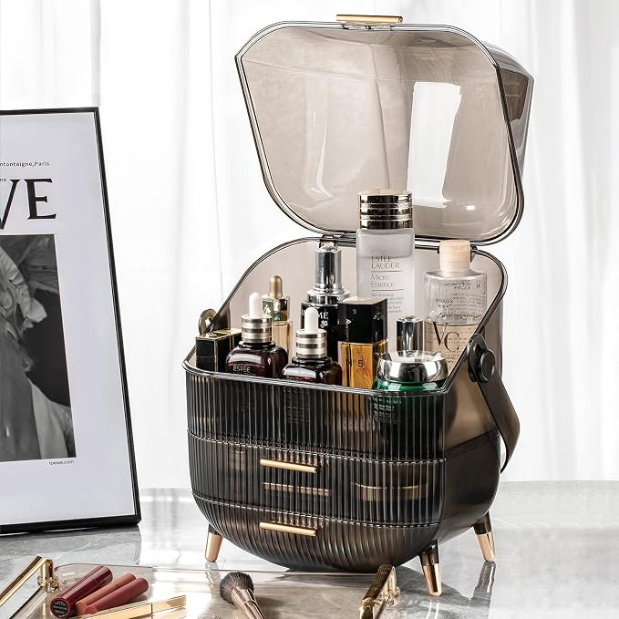 CANITORON Makeup Organizer, Large Capacity Skincare Organizer - Image 4