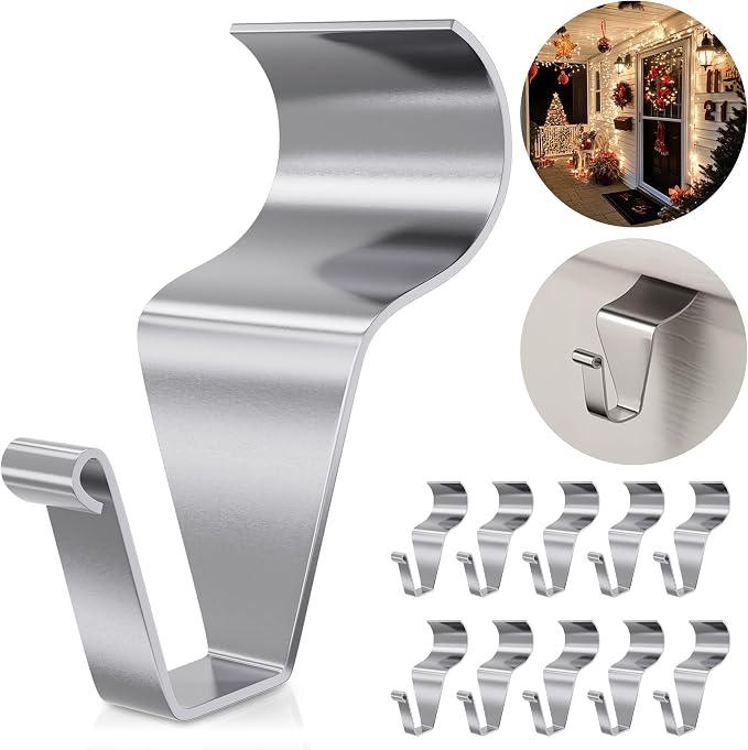 Amuille Vinyl Siding Hooks Hanger 10 Pack, Heavy Duty Siding Clips by Amuille