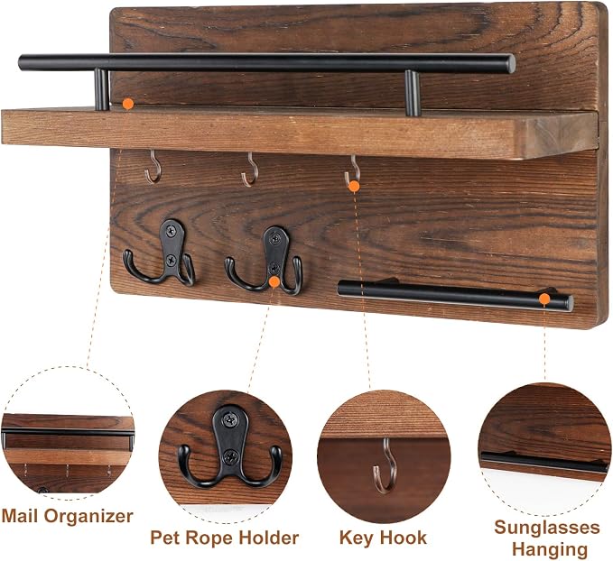 OurWarm Wall Mounted Key Holder/Hangers - Image 4