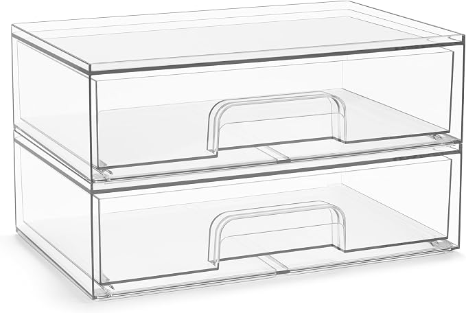 Sorbus Acrylic Storage Containers by Sorbus