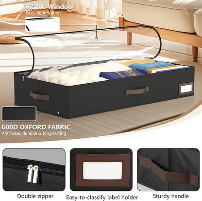 OIAHOMY 2 Pack Under Bed Storage - Image 4