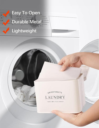 Dryer Sheet Holder with Hinged Lid - Image 5