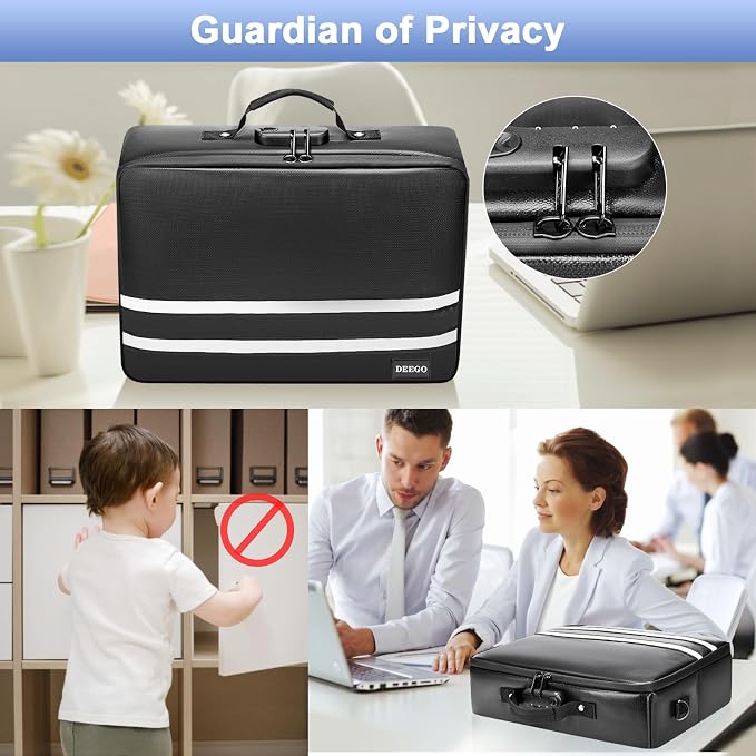 DEEGO Fireproof Document Organizer - Image 4