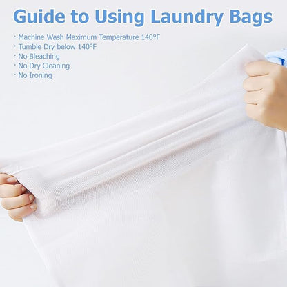 4 Pcs Mesh Laundry Bags for Delicates - Image 2