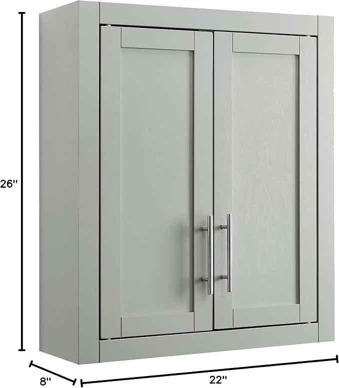 Crosley Furniture Savannah Wall Mounted Bathroom Storage Medicine Cabinet - Image 15