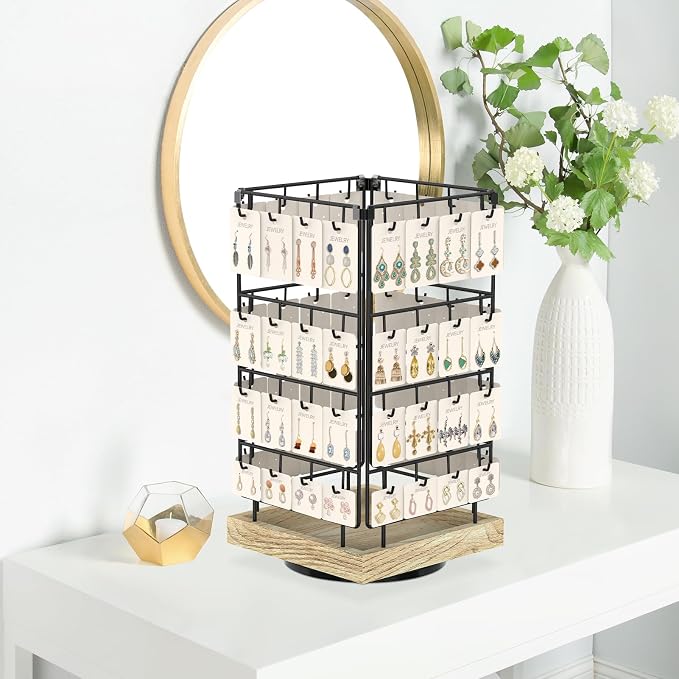 EsLuker.ly Rotating Earring Display Holder Stand - Image 7