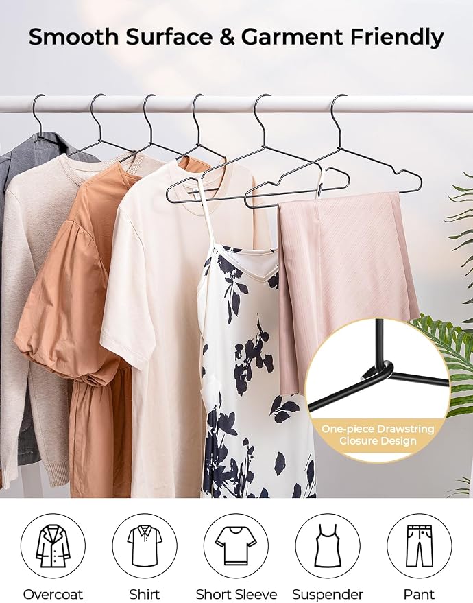 StorageWorks 4mm Super Thick Metal Wire Hangers, Heavy Duty Stainless Steel - Image 5
