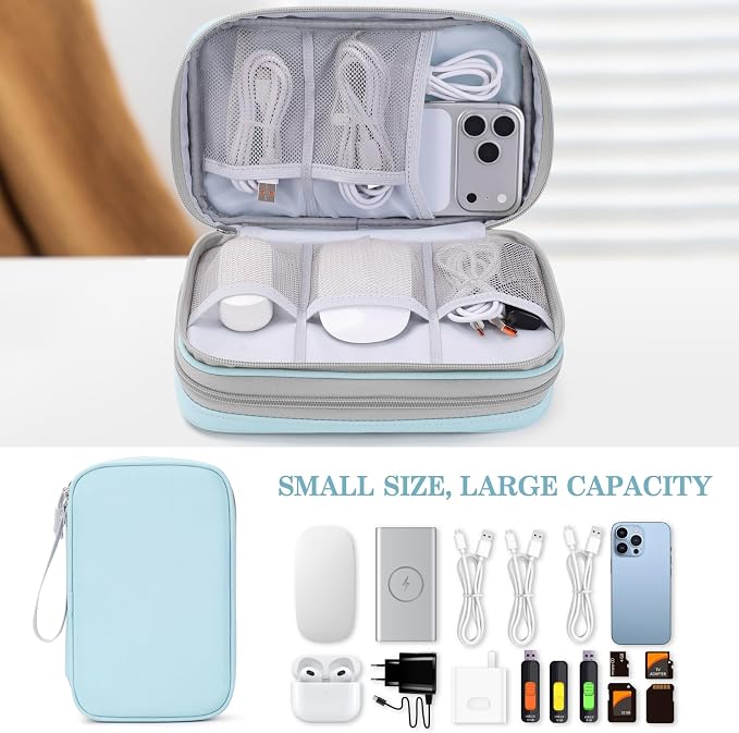 FYY Electronic Organizer, Large Travel Cable Organizer Bag Pouch Electronic - Image 6