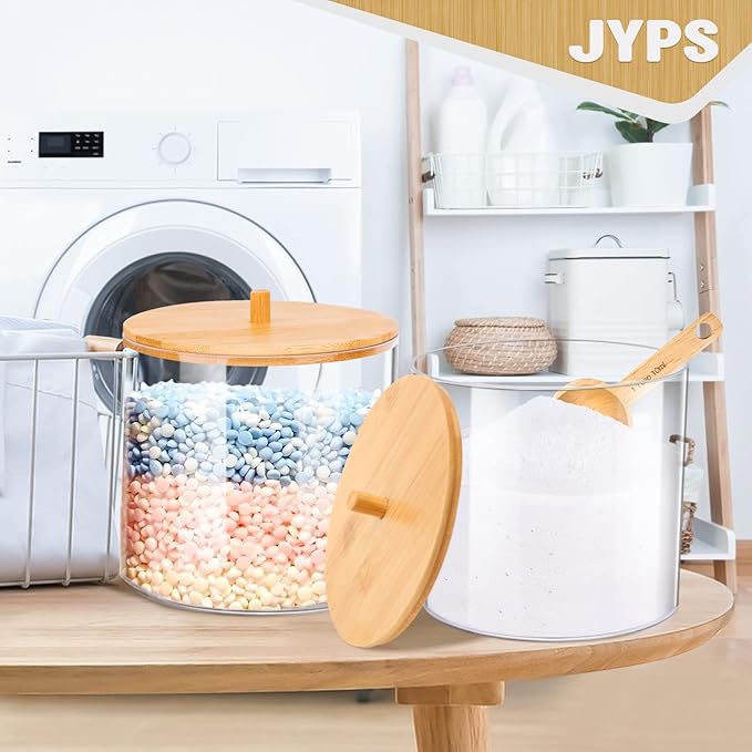 JYPS Large Capacity Laundry Pods Container - Image 3