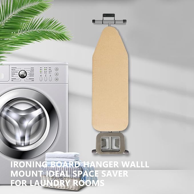 BiJun Ironing Board Holder Wall Mount, Ironing Board Hanger - Image 7