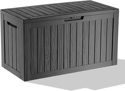90 Gallon Deck Box, Resin Outdoor Storage Box by OutdoorLivingPerfected