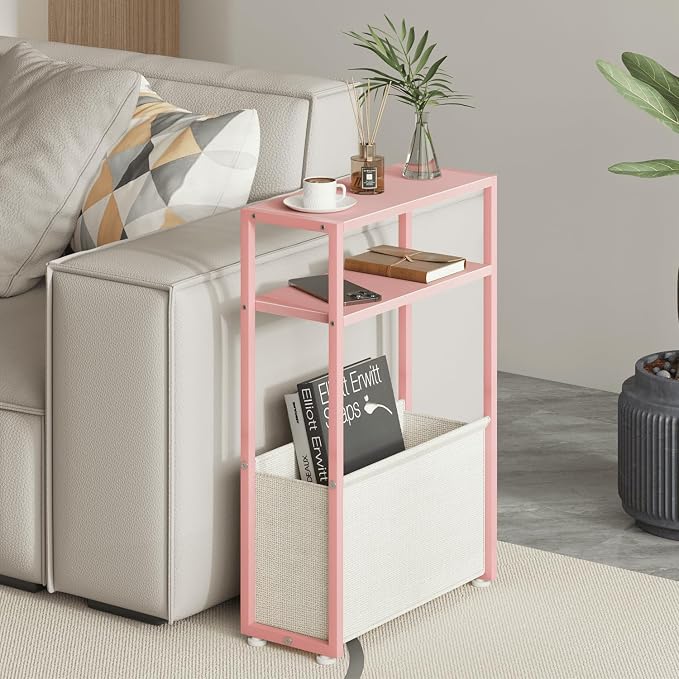 Narrow Side Table, Slim End Tables - Image 3