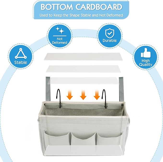 Bedside Storage Caddy/Bedside Hanging Storage Bag - Image 6