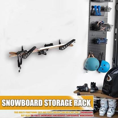 Snowboard Wall Racks, Adjustable Storage Rack - Image 3