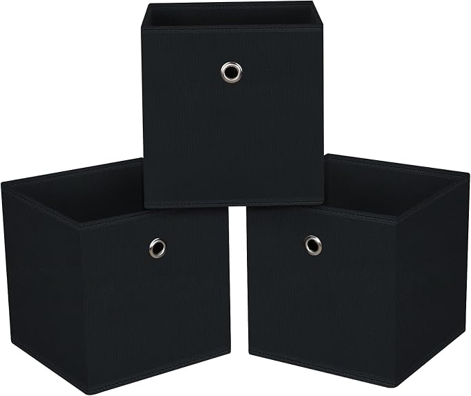 13x13x13 storage cube bins, collapsible fabric storage cubes Decorative storage by NieEnjoy