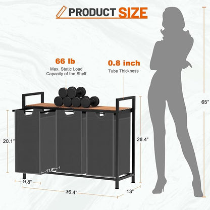 Laundry Hamper, Laundry Sorter - Image 4