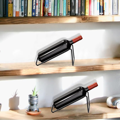 TONLEA Countertop Wine Rack, Metal Small Wine Rack, Tabletop Wine Storage Stand - Image 5