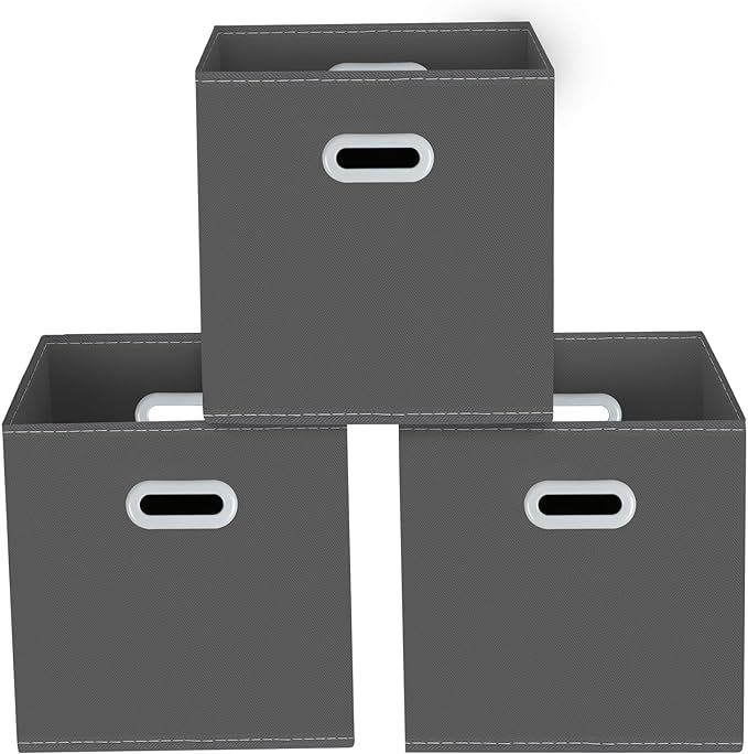 Yunkeeeper storage bins Cubes, Fabric Cube Organizer by Yunkeeper