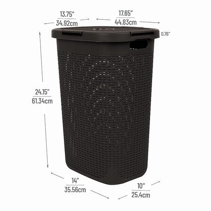 Mind Reader Slim Laundry Hamper - Image 3
