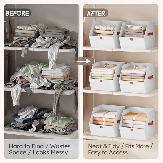 Homsorout Fabric Closet Storage Cubes - Image 3
