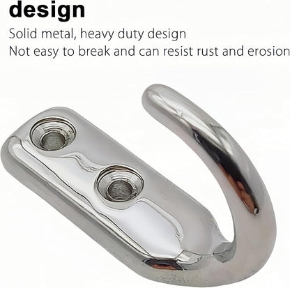 Heavy Duty Stainless Steel 316 Wall Hooks, Marine Grade Wall Hanger Key Hook - Image 9