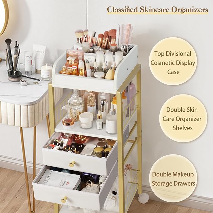 Makeup Organizer, Floor Skincare Organizers Make Up Organizers and Storage - Image 2
