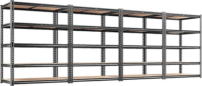 REIBII 2020LBS Storage Shelves 5 Tier Garage Shelving Heavy Duty, Adjustable by REIBII