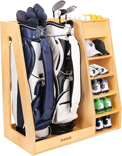 wingyz Wooden Golf Storage Organizer by wingyz