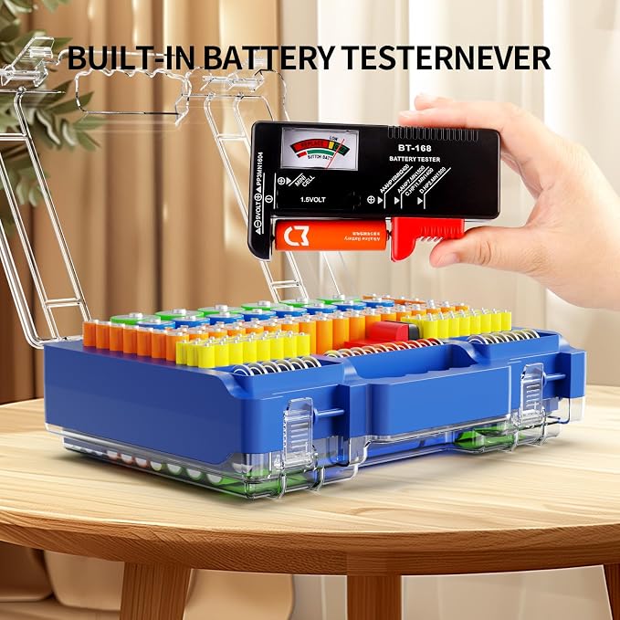 Battery Organizer Storage Holder Box Case - Image 5
