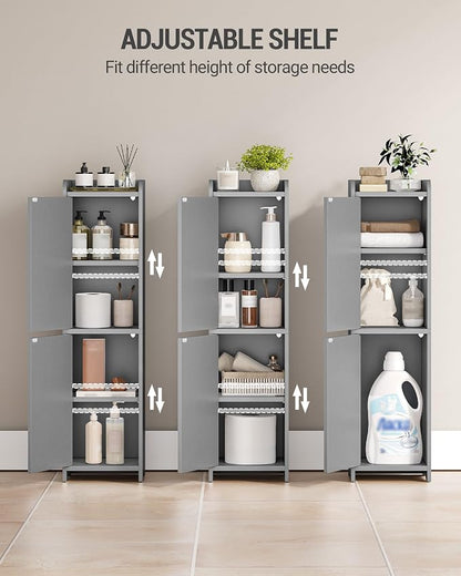 Hzuaneri Bathroom Storage Cabinet, Small Corner Floor Cabinet - Image 5