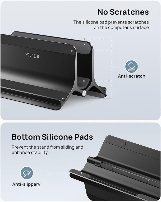 SODI Vertical Laptop Stand Holder - Image 7
