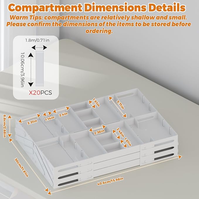 3 Tier Drawer Organizer - Image 5