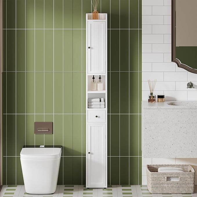 ChooChoo Narrow Bathroom Storage Cabinet - Image 2