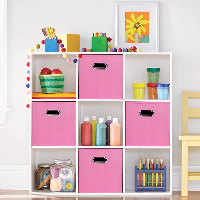 Fabric storage bins Cubes, Fabric Cube Organizer - Image 5