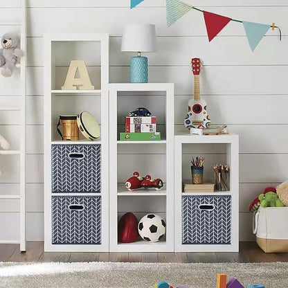 11 Inch Cube Storage Bins, Fabric Cube Organizer Bins - Image 4