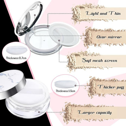 Cunhill 2 Pcs Loose Powder Container - Image 3