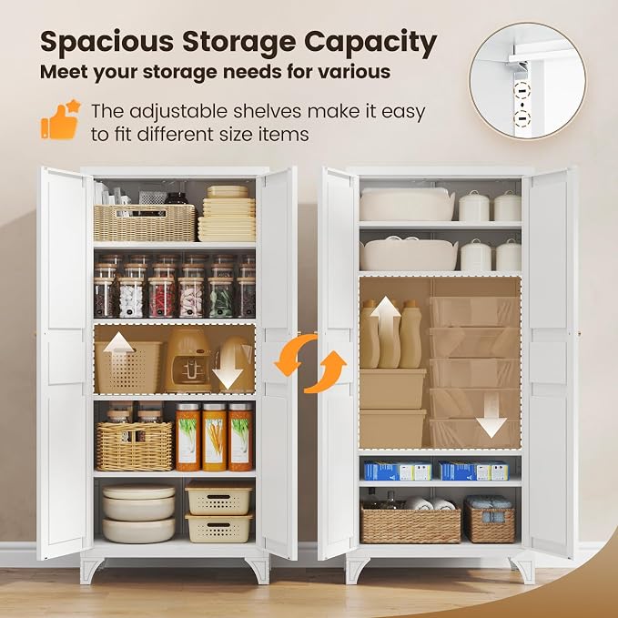 Yizosh Metal Storage Cabinet - Image 4