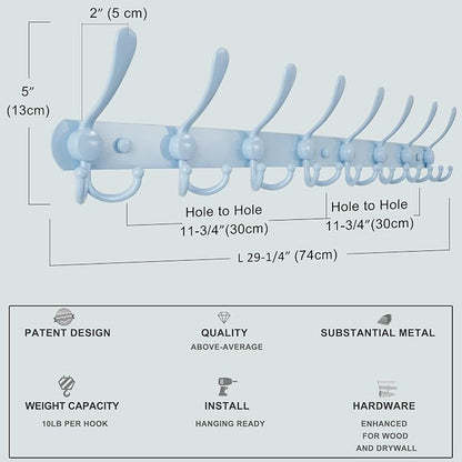 Dseap Coat Rack Wall Mount - Image 7
