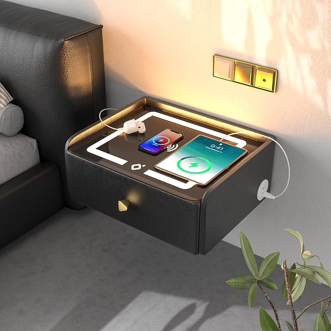 HOMEMORE Floating Nightstand by HOMEMORE
