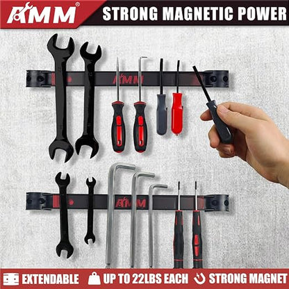 AMM 8PCS Magnetic Tool Holder Strip, Tool Magnet Bar - Image 5