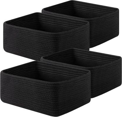 OIAHOMY 4 Pack 14.17*11.02*6.3IN Storage Baskets by MasterofSpaceOptimization