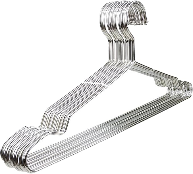 Wire Hangers 20 Pack Clothes Hangers Heavy Duty Metal Coat Hanger Stainless by Unknown