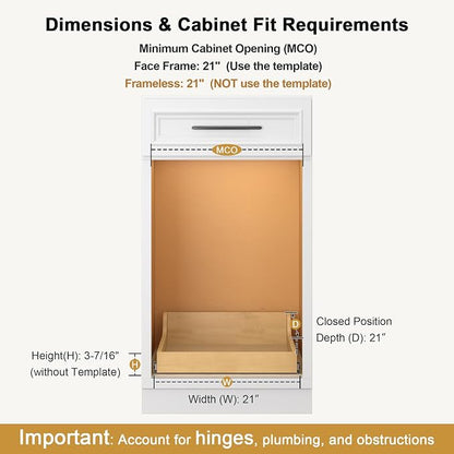 ALINE FURNITURE Birch Pull Out Drawers - Image 4