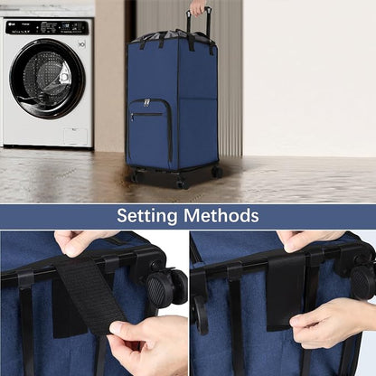 Bukere Rolling Laundry Hamper - Image 3