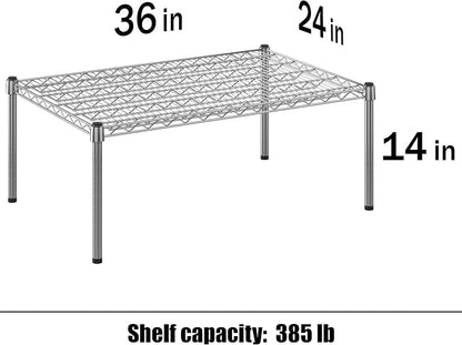 24" Deep x 36" Wide x 14" Height Wire Shelving Kit | 1-Tier | NSF Commercial - Image 3